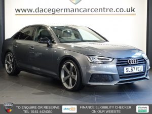 Used 2017 GREY AUDI A4 Saloon 1.4 TFSI Black Edition Saloon 4dr Petrol Manual Euro 6 (s/s) (150 ps) (reg. 2017-10-31) for sale in Altrincham