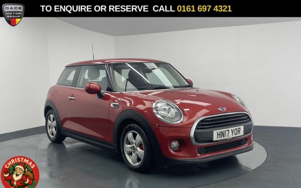 Used 2017 RED MINI HATCH Hatchback 1.2 One Hatchback 3dr Petrol Manual Euro 6 (s/s) (102 ps) (reg. 2017-05-22) for sale in Manchester