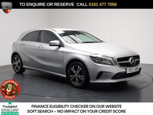 Used 2017 SILVER MERCEDES-BENZ A-CLASS Hatchback 1.5 A180d SE Hatchback 5dr Diesel 7G-DCT Euro 6 (s/s) (109 ps) (reg. 2017-03-28) for sale in Stockport