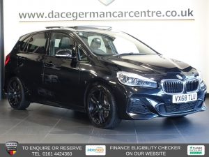Used 2018 BLACK BMW 2 SERIES ACTIVE TOURER MPV 1.5 225xe 7.6kWh M Sport (Premium) MPV 5dr Petrol Plug-in Hybrid Auto 4WD Euro 6 (s/s) (224 ps) (reg. 2018-11-20) for sale in Altrincham