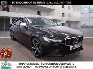 Used 2018 BLACK VOLVO S90 Saloon 2.0 D4 R-Design Pro Saloon 4dr Diesel Auto Euro 6 (s/s) (190 ps) (reg. 2018-06-08) for sale in Stockport