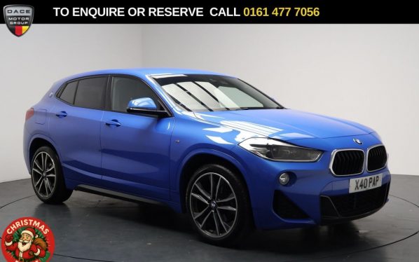 Used 2018 BLUE BMW X2 SUV 2.0 18d M Sport SUV 5dr Diesel Auto sDrive Euro 6 (s/s) (150 ps) (reg. 2018-09-27) for sale in Stockport