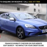 Used 2018 BLUE VOLVO V40 Hatchback 2.0 D3 R-Design Pro Hatchback 5dr Diesel Auto Euro 6 (s/s) (150 ps) (reg. 2018-05-14) for sale in Stockport