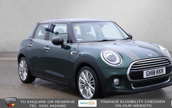 Used 2018 GREEN MINI HATCH Hatchback 1.5 Cooper Hatchback 5dr Petrol Steptronic Euro 6 (s/s) (136 ps) (reg. 2018-08-30) for sale in Altrincham