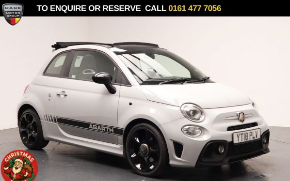 Used 2018 GREY ABARTH 595C Convertible 1.4 T-Jet Cabrio 2dr Petrol Manual Euro 6 (145 ps) (reg. 2018-03-01) for sale in Stockport