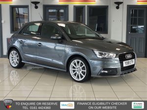 Used 2018 GREY AUDI A1 Hatchback 1.4 TFSI S line Sportback 5dr Petrol S Tronic Euro 6 (s/s) (Nav) (125 ps) (reg. 2018-05-18) for sale in Altrincham