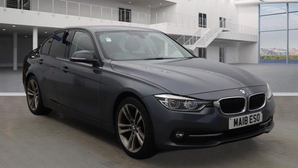 Used 2018 GREY BMW 3 SERIES Saloon 2.0 320d ED Sport Saloon 4dr Diesel Auto Euro 6 (s/s) (163 ps) (reg. 2018-03-22) for sale in Manchester