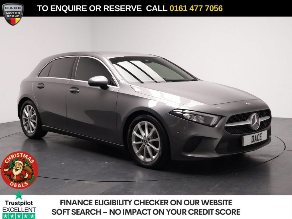 Used 2018 GREY MERCEDES-BENZ A-CLASS Hatchback 1.3 A200 Sport (Executive) Hatchback 5dr Petrol 7G-DCT Euro 6 (s/s) (163 ps) (reg. 2018-10-16) for sale in Stockport