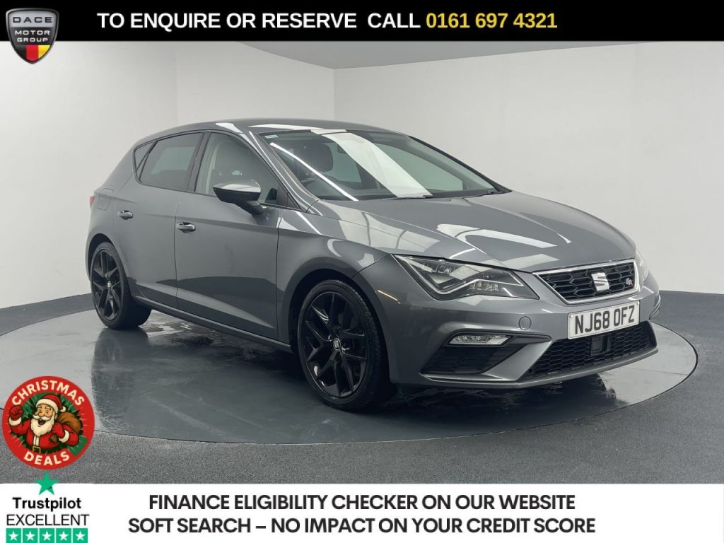 Used 2018 GREY SEAT LEON Hatchback 1.4 TSI FR Technology Hatchback 5dr Petrol Manual Euro 6 (s/s) (125 ps) (reg. 2018-09-14) for sale in Manchester