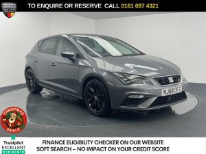 Used 2018 GREY SEAT LEON Hatchback 1.4 TSI FR Technology Hatchback 5dr Petrol Manual Euro 6 (s/s) (125 ps) (reg. 2018-09-14) for sale in Manchester