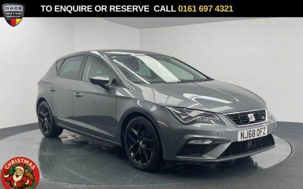 Used 2018 GREY SEAT LEON Hatchback 1.4 TSI FR Technology Hatchback 5dr Petrol Manual Euro 6 (s/s) (125 ps) (reg. 2018-09-14) for sale in Manchester