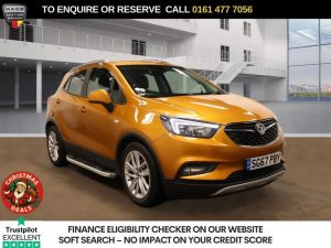 Used 2018 ORANGE VAUXHALL MOKKA X SUV 1.4i Turbo Active SUV 5dr Petrol Auto Euro 6 (140 ps) (reg. 2018-01-08) for sale in Stockport