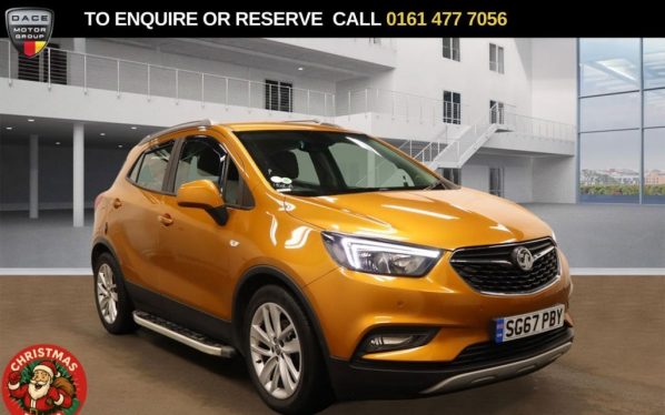 Used 2018 ORANGE VAUXHALL MOKKA X SUV 1.4i Turbo Active SUV 5dr Petrol Auto Euro 6 (140 ps) (reg. 2018-01-08) for sale in Stockport