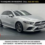 Used 2018 SILVER MERCEDES-BENZ A-CLASS Hatchback 1.5 A180d AMG Line Hatchback 5dr Diesel 7G-DCT Euro 6 (s/s) (116 ps) (reg. 2018-12-03) for sale in Manchester