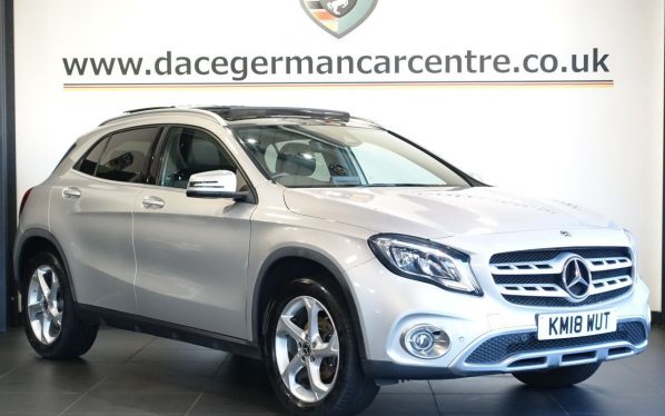Used 2018 SILVER MERCEDES-BENZ GLA SUV 2.1 GLA200d Sport (Premium Plus) SUV 5dr Diesel 7G-DCT Euro 6 (s/s) (136 ps) (reg. 2018-03-29) for sale in Altrincham