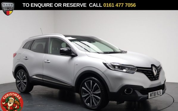 Used 2018 SILVER RENAULT KADJAR SUV 1.2 TCe Signature Nav SUV 5dr Petrol Manual Euro 6 (s/s) (130 ps) (reg. 2018-05-31) for sale in Stockport