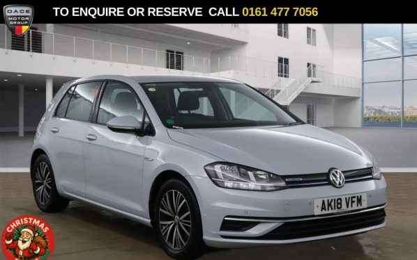 Used 2018 SILVER VOLKSWAGEN GOLF Hatchback 1.5 TSI EVO SE Nav Hatchback 5dr Petrol Manual Euro 6 (s/s) (130 ps) (reg. 2018-05-31) for sale in Stockport