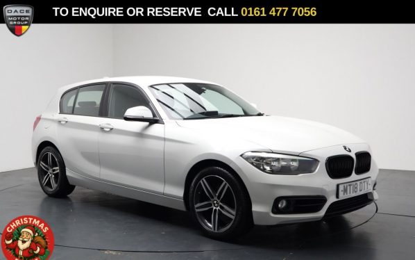 Used 2018 WHITE BMW 1 SERIES Hatchback 2.0 120d Sport Hatchback 5dr Diesel Auto Euro 6 (s/s) (190 ps) (reg. 2018-05-15) for sale in Stockport