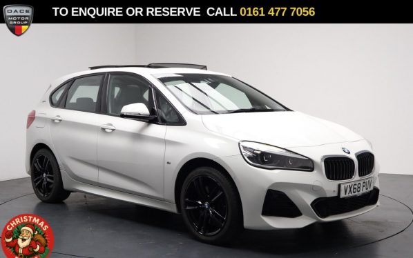 Used 2018 WHITE BMW 2 SERIES ACTIVE TOURER MPV 1.5 225xe 7.6kWh M Sport (Premium) MPV 5dr Petrol Plug-in Hybrid Auto 4WD Euro 6 (s/s) (224 ps) (reg. 2018-11-30) for sale in Stockport
