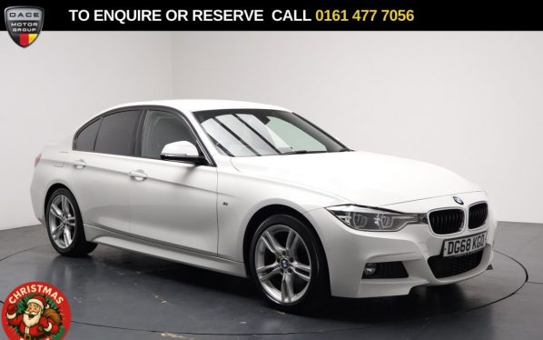 Used 2018 WHITE BMW 3 SERIES Saloon 2.0 320d M Sport Saloon 4dr Diesel Auto Euro 6 (s/s) (190 ps) (reg. 2018-09-27) for sale in Stockport