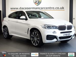Used 2018 WHITE BMW X6 SUV 3.0 40d M Sport Edition SUV 5dr Diesel Auto xDrive Euro 6 (s/s) (313 ps) (reg. 2018-06-23) for sale in Altrincham