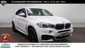 Used 2018 WHITE BMW X6 SUV 3.0 40d M Sport SUV 5dr Diesel Auto xDrive Euro 6 (s/s) (313 ps) (reg. 2018-10-31) for sale in Manchester