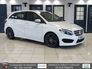 Used 2018 WHITE MERCEDES-BENZ B-CLASS MPV 1.6 B180 AMG Line (Premium) MPV 5dr Petrol 7G-DCT Euro 6 (s/s) (122 ps) (reg. 2018-05-26) for sale in Altrincham
