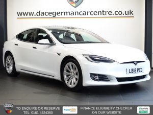 Used 2018 WHITE TESLA MODEL S Hatchback 75D (Dual Motor) Hatchback 5dr Electric Auto 4WD (328 bhp) (reg. 2018-06-25) for sale in Altrincham