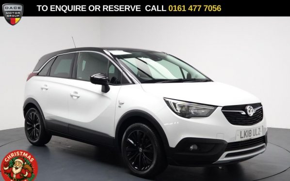 Used 2018 WHITE VAUXHALL CROSSLAND X SUV 1.6 Turbo D ecoTEC Elite SUV 5dr Diesel Manual Euro 6 (s/s) (99 ps) (reg. 2018-05-05) for sale in Stockport