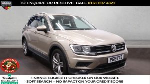 Used 2019 BEIGE VOLKSWAGEN TIGUAN SUV 1.5 TSI EVO Match SUV 5dr Petrol Manual Euro 6 (s/s) (130 ps) (reg. 2019-07-15) for sale in Manchester