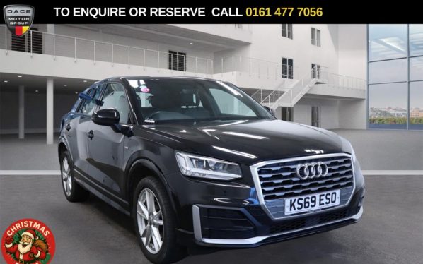 Used 2019 BLACK AUDI Q2 SUV 1.5 TFSI CoD 35 S line SUV 5dr Petrol S Tronic Euro 6 (s/s) (150 ps) (reg. 2019-11-16) for sale in Stockport