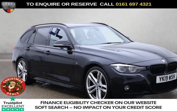 Used 2019 BLACK BMW 3 SERIES Estate 2.0 320i M Sport Shadow Edition Touring 5dr Petrol Auto Euro 6 (s/s) (184 ps) (reg. 2019-06-19) for sale in Manchester