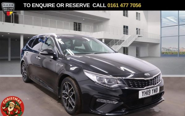 Used 2019 BLACK KIA OPTIMA Estate 1.6 CRDi GT-Line S Sportswagon 5dr Diesel DCT Euro 6 (s/s) (134 bhp) (reg. 2019-03-11) for sale in Stockport