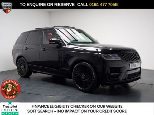 Used 2019 BLACK LAND ROVER RANGE ROVER SUV 3.0 SD V6 Vogue SE SUV 5dr Diesel Auto 4WD Euro 6 (s/s) (275 ps) (reg. 2019-01-05) for sale in Stockport