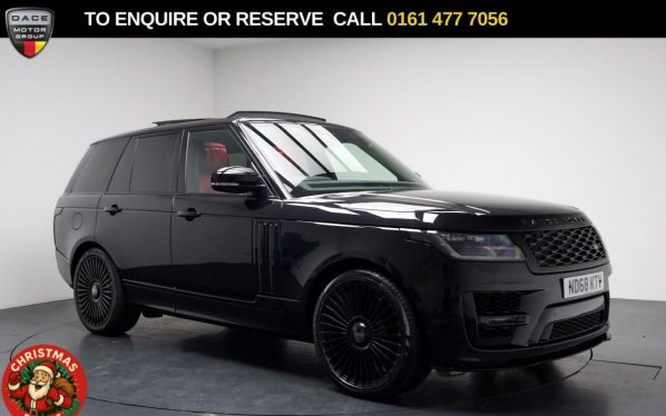 Used 2019 BLACK LAND ROVER RANGE ROVER SUV 3.0 SD V6 Vogue SE SUV 5dr Diesel Auto 4WD Euro 6 (s/s) (275 ps) (reg. 2019-01-05) for sale in Stockport