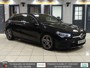 Used 2019 BLACK MERCEDES-BENZ CLA Estate 1.3 CLA180 AMG Line Shooting Brake 5dr Petrol 7G-DCT Euro 6 (s/s) (136 ps) (reg. 2019-12-17) for sale in Altrincham