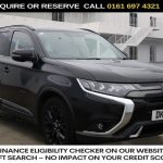Used 2019 BLACK MITSUBISHI OUTLANDER SUV 2.0 MIVEC Black SUV 5dr Petrol CVT 4WD Euro 6 (s/s) (150 ps) (reg. 2019-03-06) for sale in Manchester Trade