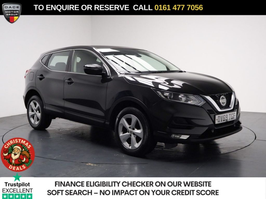 Used 2019 BLACK NISSAN QASHQAI SUV 1.3 DIG-T Acenta Premium SUV 5dr Petrol Manual Euro 6 (s/s) (140 ps) (reg. 2019-09-30) for sale in Stockport