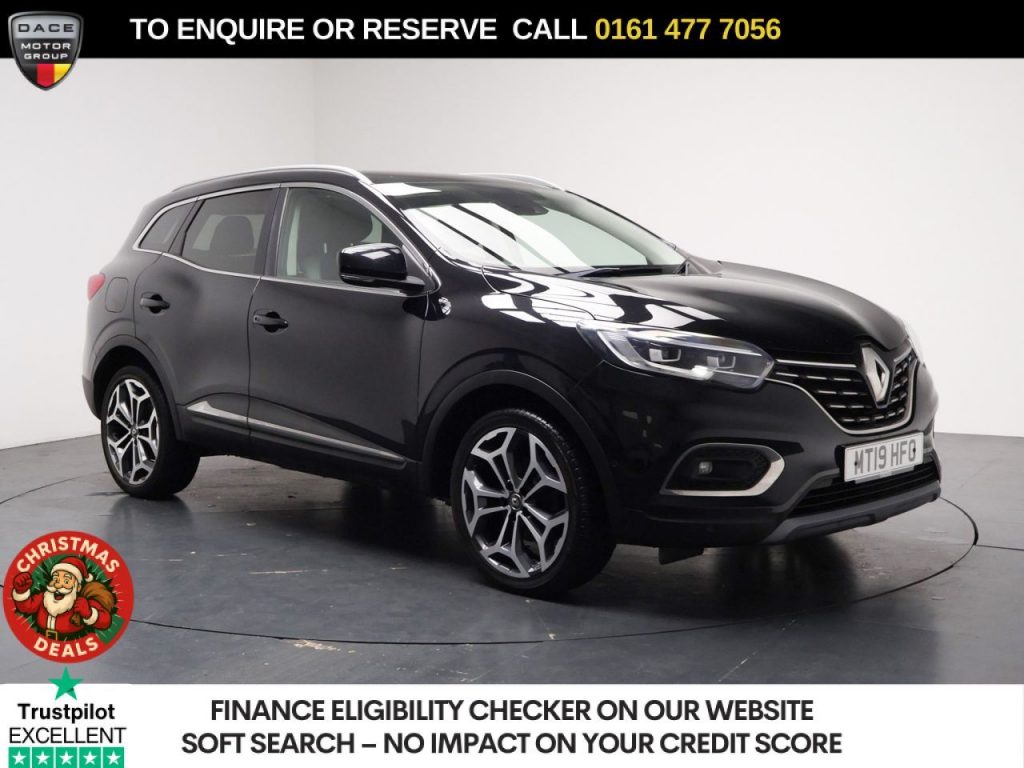 Used 2019 BLACK RENAULT KADJAR SUV 1.3 TCe GT Line SUV 5dr Petrol Manual Euro 6 (s/s) (140 ps) (reg. 2019-03-30) for sale in Stockport