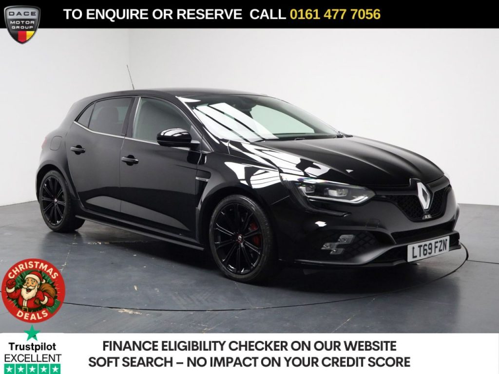 Used 2019 BLACK RENAULT MEGANE Hatchback 1.8T GPF R.S.280 Hatchback 5dr Petrol Manual Euro 6 (s/s) (280 ps) (reg. 2019-09-12) for sale in Stockport