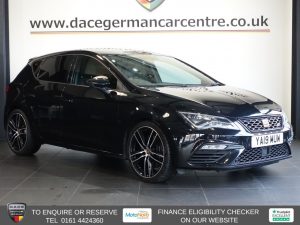 Used 2019 BLACK SEAT LEON Hatchback 2.0 TSI Cupra 290 Hatchback 5dr Petrol DSG Euro 6 (s/s) (290 ps) (reg. 2019-05-25) for sale in Altrincham