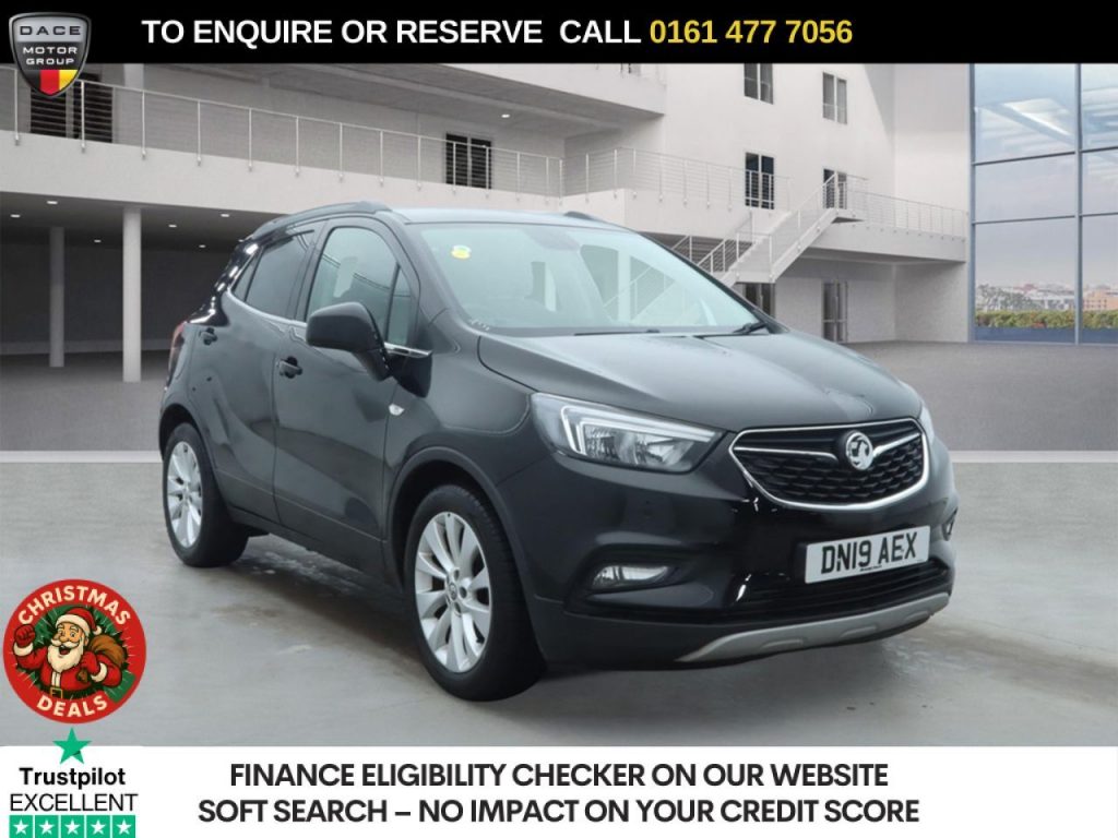 Used 2019 BLACK VAUXHALL MOKKA X SUV 1.4i Turbo ecoTEC Elite SUV 5dr Petrol Manual Euro 6 (s/s) (140 ps) (reg. 2019-03-31) for sale in Stockport
