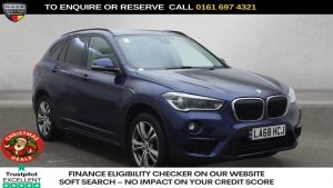 Used 2019 BLUE BMW X1 SUV 1.5 18i GPF Sport SUV 5dr Petrol Manual sDrive Euro 6 (s/s) (140 ps) (reg. 2019-01-22) for sale in Manchester