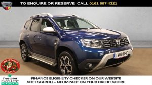 Used 2019 BLUE DACIA DUSTER SUV 1.3 TCe Prestige SUV 5dr Petrol Manual Euro 6 (s/s) (150 ps) (reg. 2019-10-24) for sale in Manchester