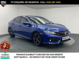 Used 2019 BLUE HONDA CIVIC Hatchback 1.0 VTEC Turbo SR Hatchback 5dr Petrol Manual Euro 6 (s/s) (126 ps) (reg. 2019-11-05) for sale in Manchester