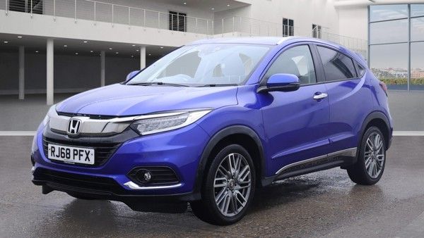Used 2019 BLUE HONDA HR-V SUV 1.5 i-VTEC EX SUV 5dr Petrol Manual Euro 6 (s/s) (130 ps) (reg. 2019-01-21) for sale in Manchester