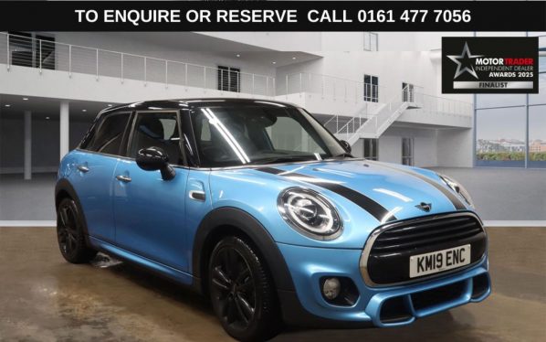 Used 2019 BLUE MINI HATCH Hatchback 1.5 Cooper Hatchback 5dr Petrol Manual Euro 6 (s/s) (136 ps) (reg. 2019-03-02) for sale in Stockport