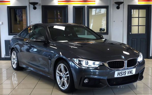 Used 2019 GREY BMW 4 SERIES Coupe 2.0 420i GPF M Sport Coupe 2dr Petrol Auto Euro 6 (s/s) (184 ps) (reg. 2019-05-31) for sale in Altrincham