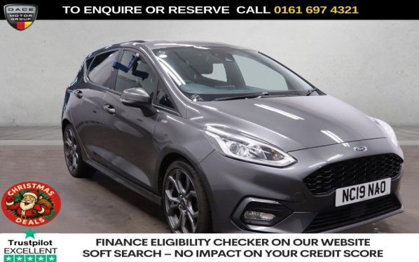 Used 2019 GREY FORD FIESTA Hatchback 1.0T EcoBoost GPF ST-Line Hatchback 5dr Petrol Manual Euro 6 (s/s) (100 ps) (reg. 2019-07-31) for sale in Manchester