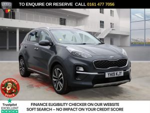 Used 2019 GREY KIA SPORTAGE SUV 1.6 T-GDi 4 SUV 5dr Petrol Manual Euro 6 (s/s) (174 bhp) (reg. 2019-03-20) for sale in Stockport